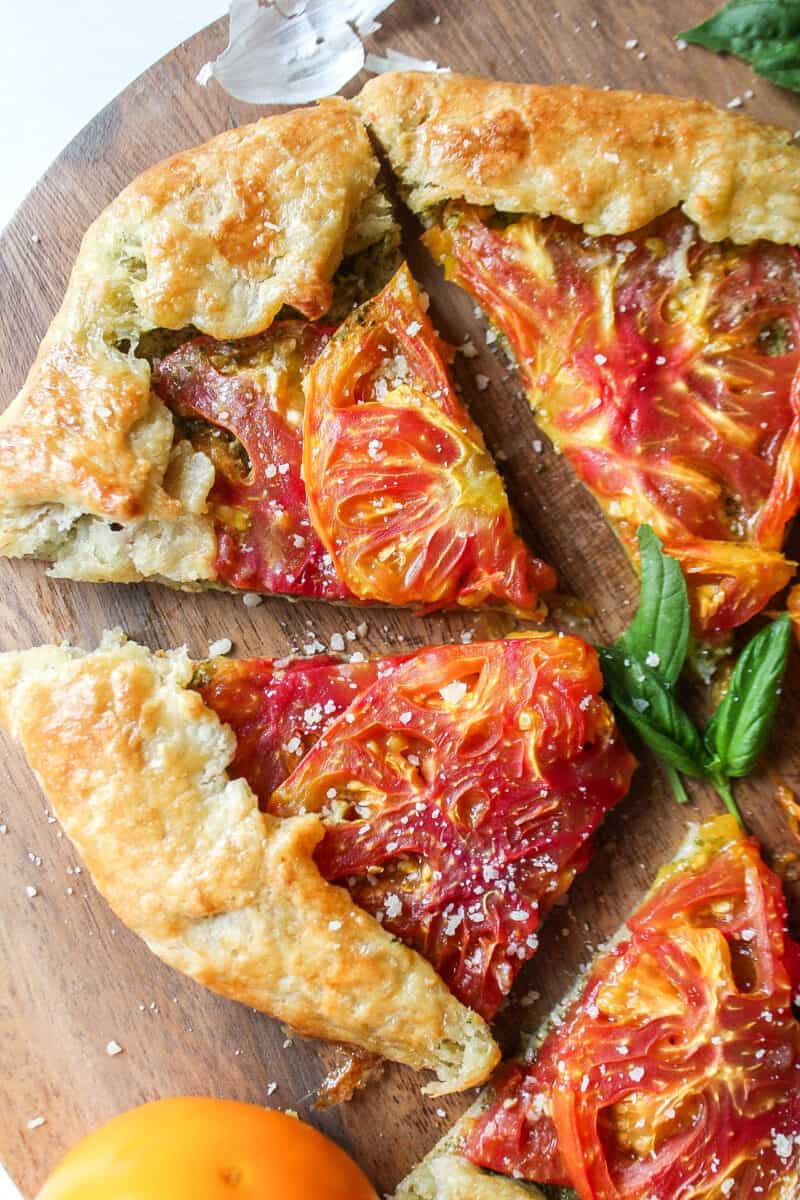 tomato pesto galette